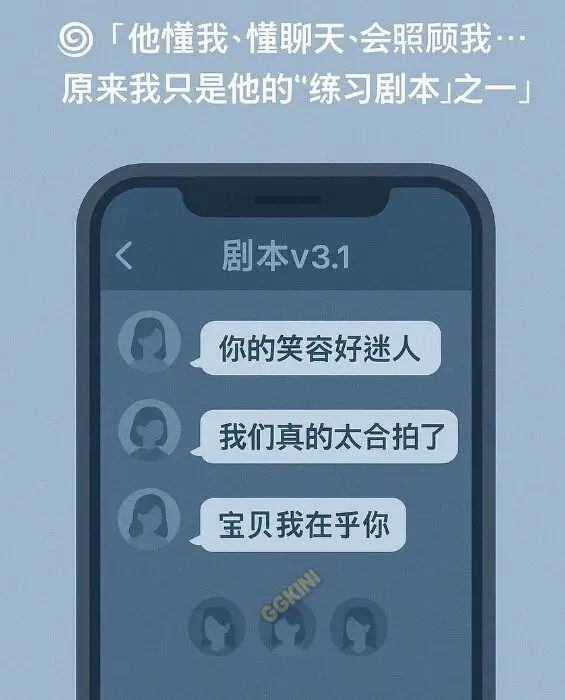 男生对每个女生都使用相同“灵魂伴侣”台词的对话剧本封面图