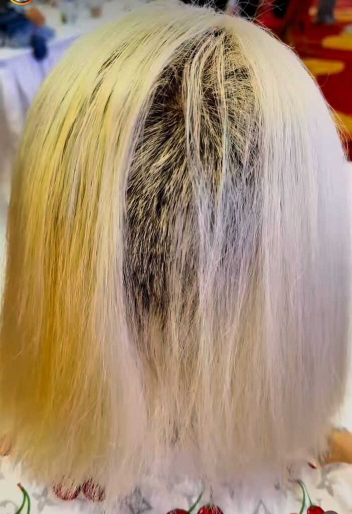 DJ Soda因漂发导致头发断裂,近日佩戴假发走多变风格路线,引发网友热议。