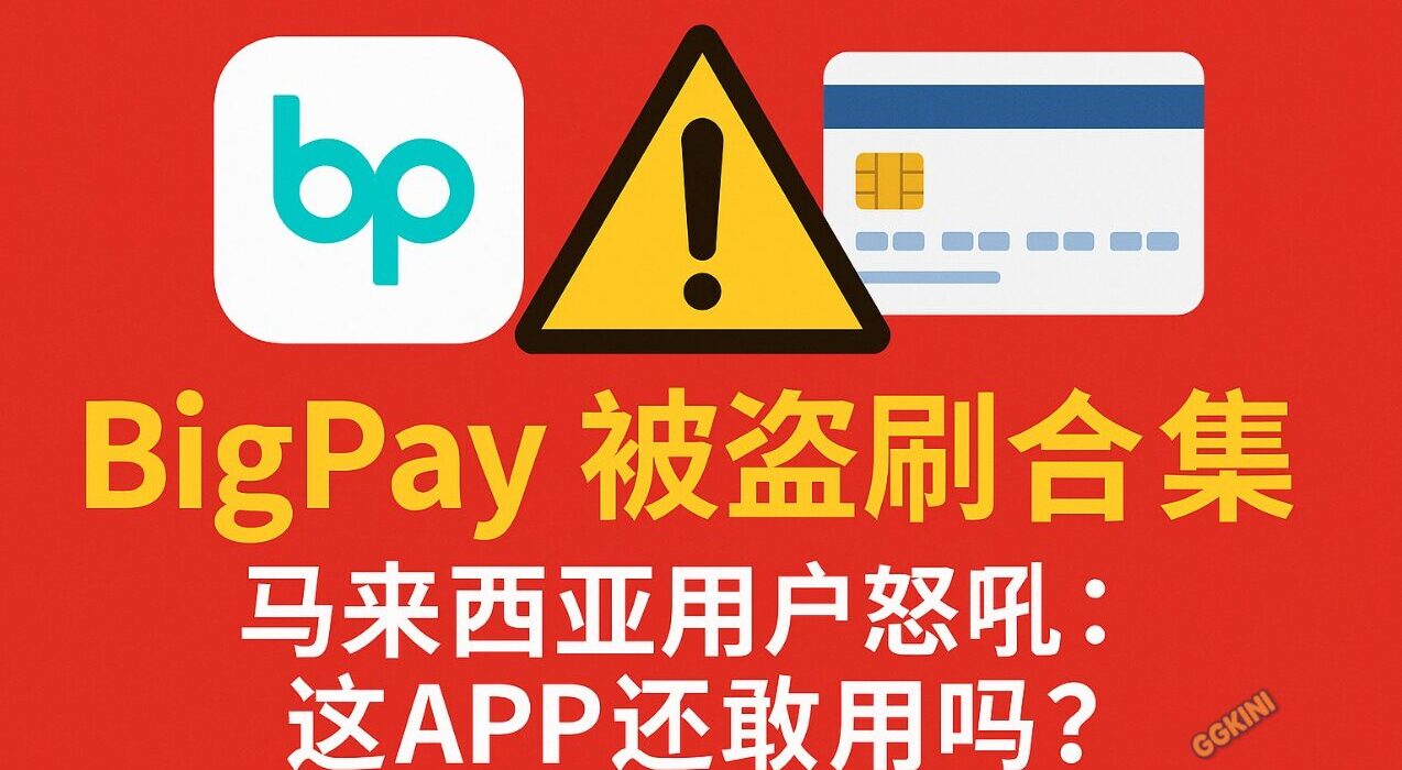 BigPay用户被盗刷警告图示，呈现电子钱包风险提示