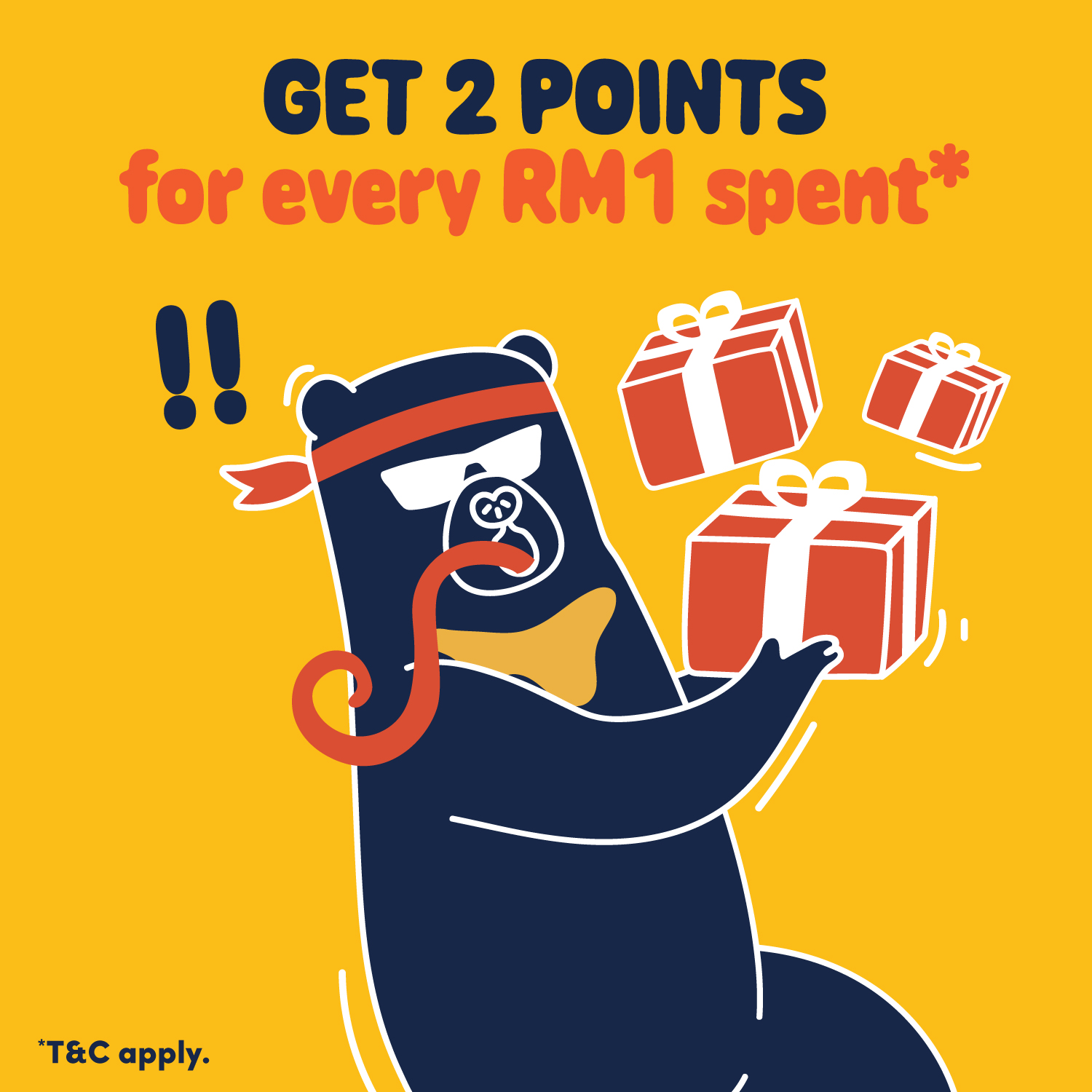 Bask Bear BUY 1 FREE 1!?Order your favourite coffee and toastie ☕?through pickup, delivery or walk-in while enjoying perks and earning points.